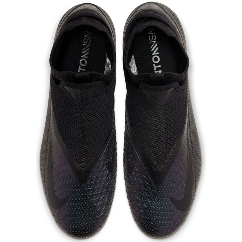 Nike Phantom Vsn 2 Pro Df Fg M CD4162-010 futballcipő fekete fekete 1