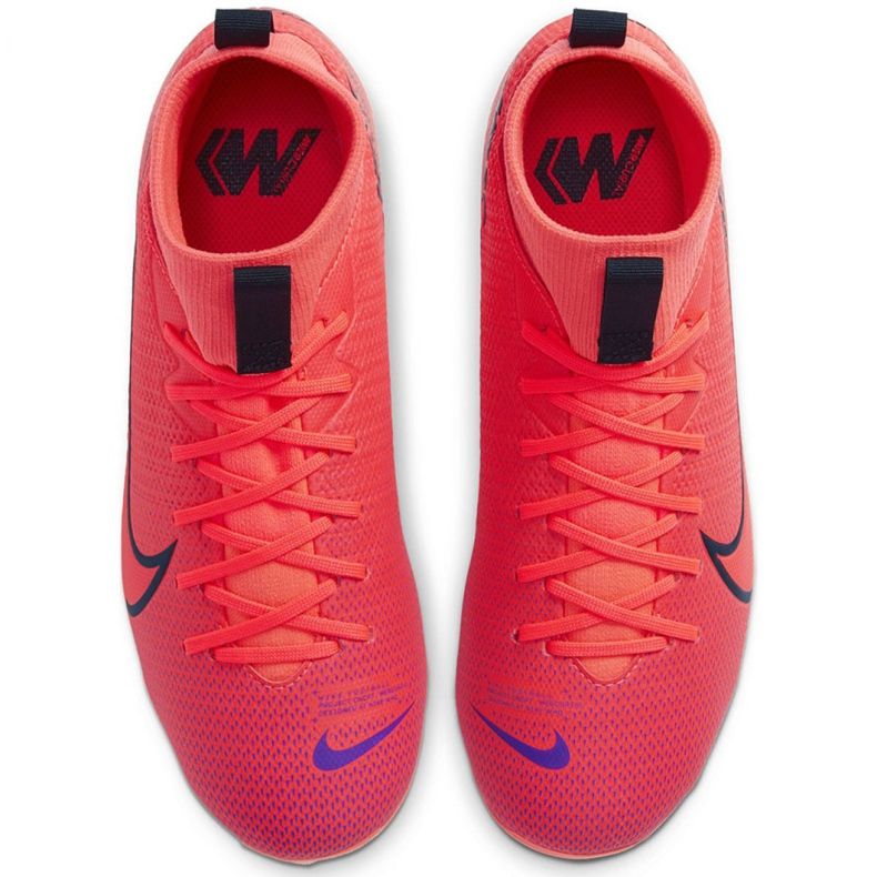 Nike Mercurial Superfly 7 Academy FG / MG Jr AT8120-606 futballcipő piros piros 1