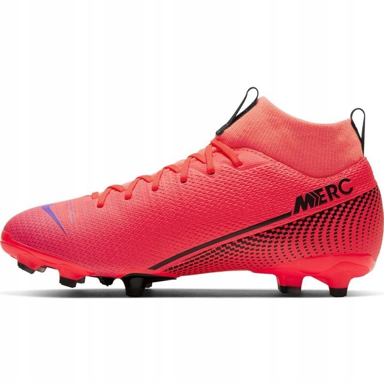 Nike Mercurial Superfly 7 Academy FG / MG Jr AT8120-606 futballcipő piros piros 2