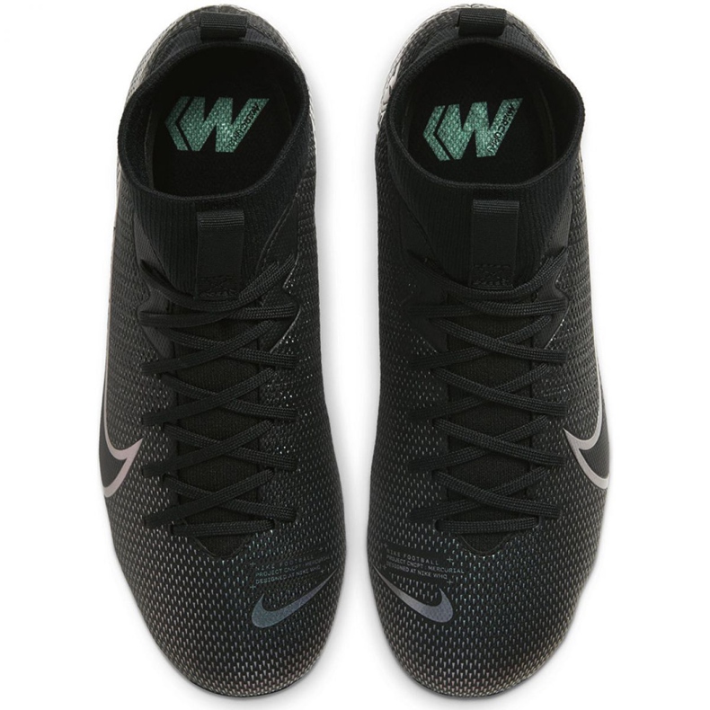 Nike Mercurial Superfly 7 Academy FG / MG Jr AT8120-010 futballcipő fekete fekete 1 Nike Mercurial Superfly 7 Academy FG / MG Jr AT8120-010 futballcipő fekete fekete 1