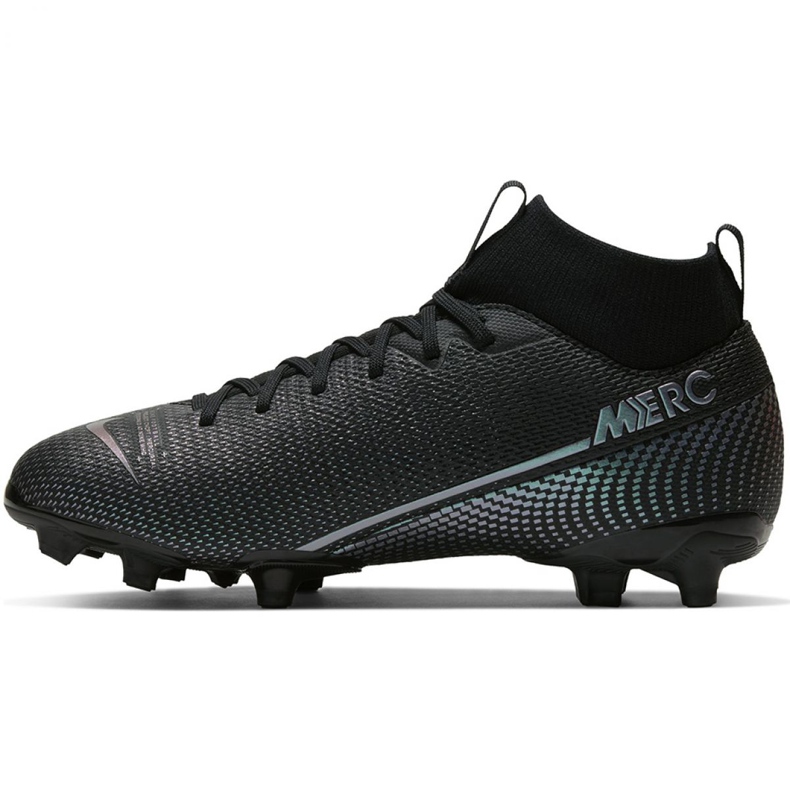 Nike Mercurial Superfly 7 Academy FG / MG Jr AT8120-010 futballcipő fekete fekete 2