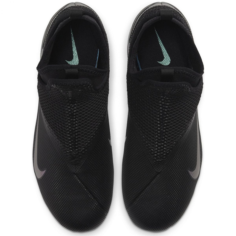 Nike Phantom Vsn 2 Academy Df FG / MG Jr CD4059-010 futballcipő fekete fekete 1