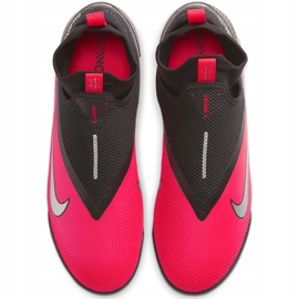 Nike React Phantom Vsn 2 Pro Df Tf M CD4174-606 futballcipő piros piros 1
