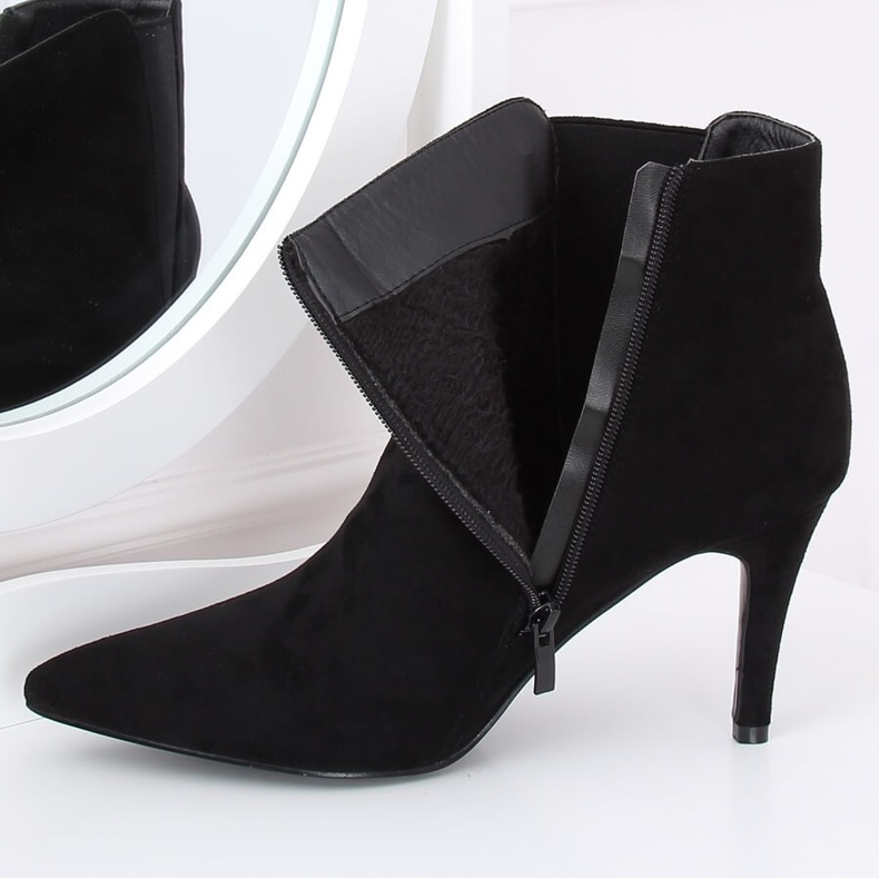 Fekete Chelsea csizma velúr fekete TX-1852 Fekete 2