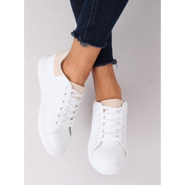 Fehér női cipők LA85P Beige 2