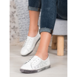 Goodin Fehér áttört cipők 1