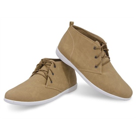Magas, elegáns cipő 3569 Khaki 1