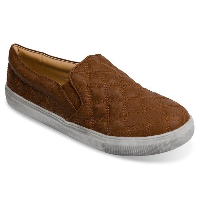 Steppelt Slip On Slip On 9033 Camel barna 1