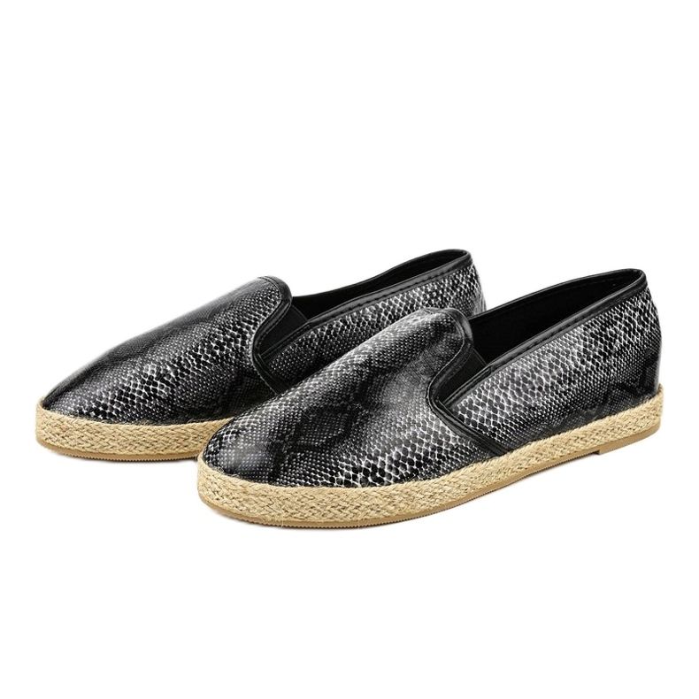 Fekete espadrilles B216-1 1