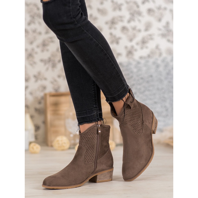 Filippo Áttört cowboy csizma barna 2