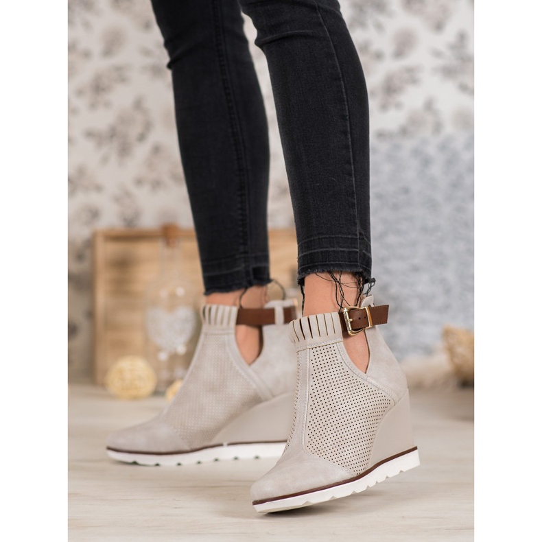 Filippo Áttört csizma ékre barna 2