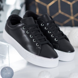 SDS Sportcipők a platformon fekete 2