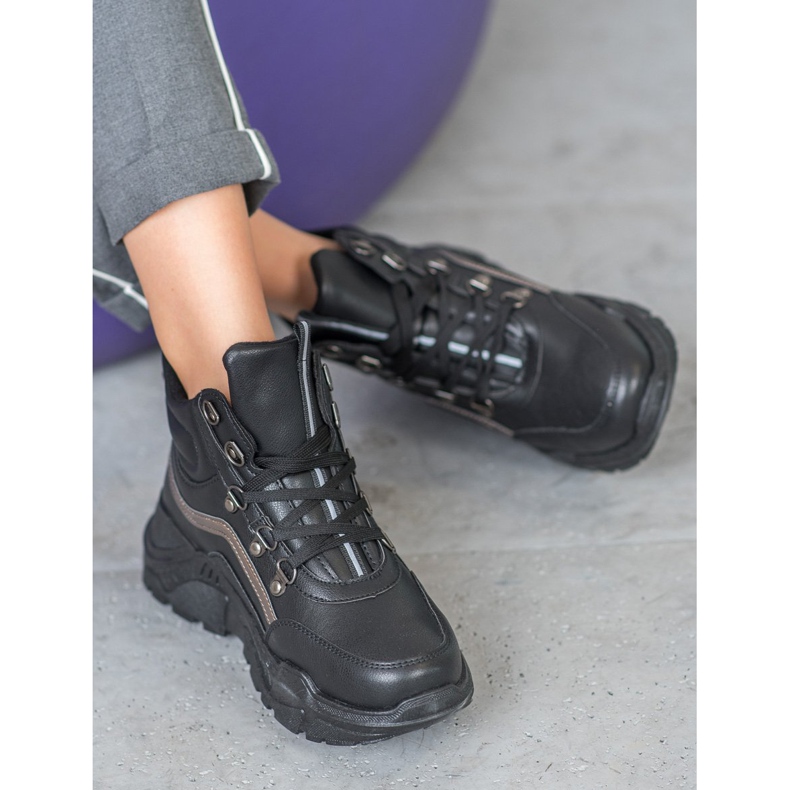 Queentina Meleg cipők fekete 1