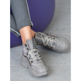 Queentina Meleg cipők szürke 1