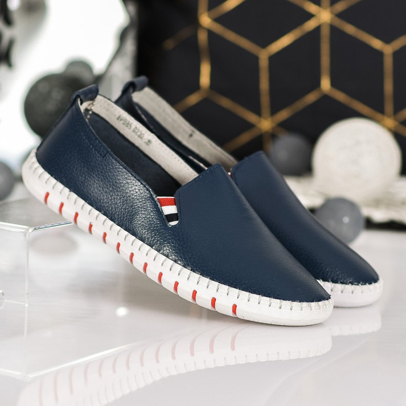 Evento Navy Blue Slip On Cipők kék 1
