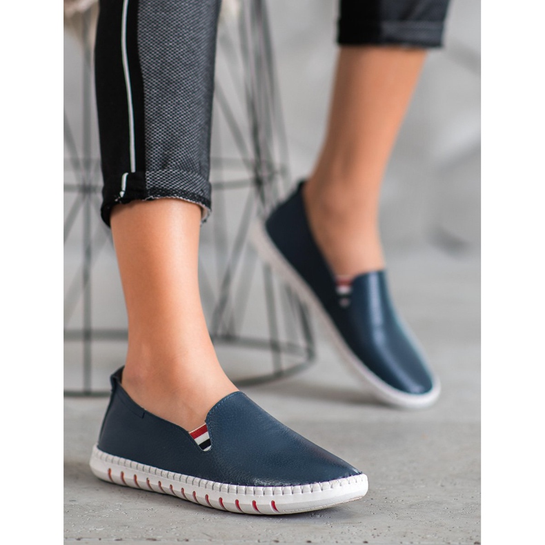 Evento Navy Blue Slip On Cipők kék 2