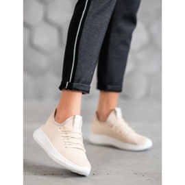 SHELOVET Sportcipő hálóval barna 2