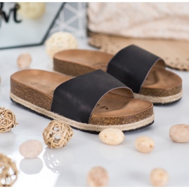 Goodin Divatos fekete papucs 2