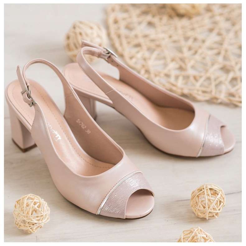 Sergio Leone Nyitott lábujj szandál rózsaszín 2