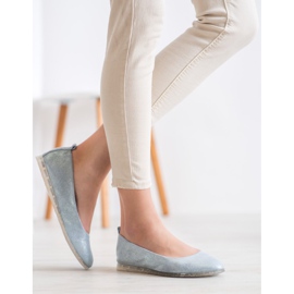 Sergio Leone Textil balerinák csillogással kék 1