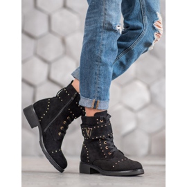 SDS Divatos velúrmunkások fekete 2