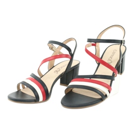 Caprice szandál női cipő 28304 fehér piros sötétkék 3 Caprice szandál női cipő 28304 fehér piros sötétkék 3