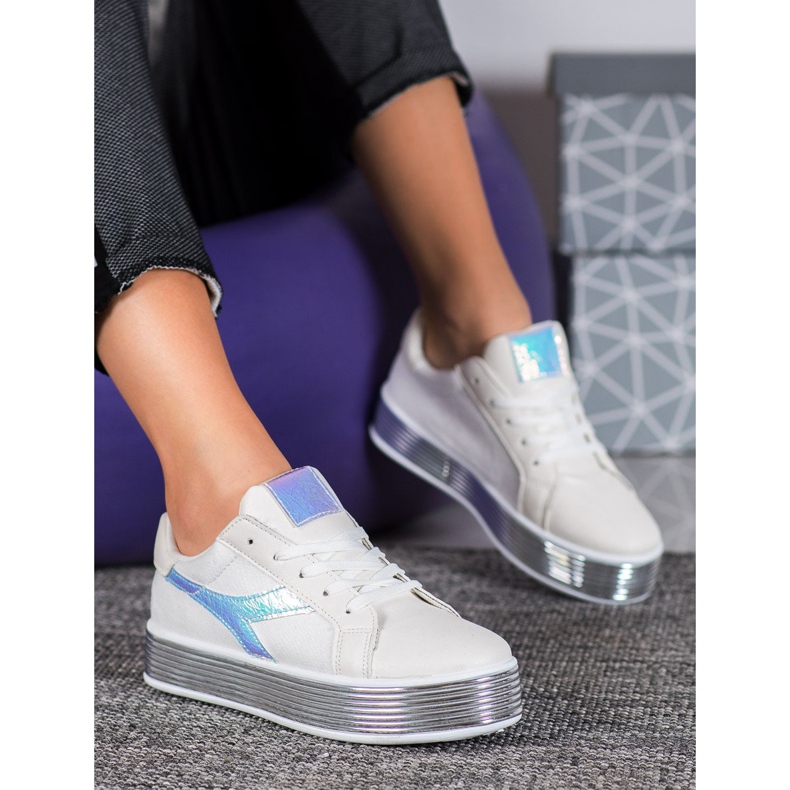 Ideal Shoes X-9758w fehér 1