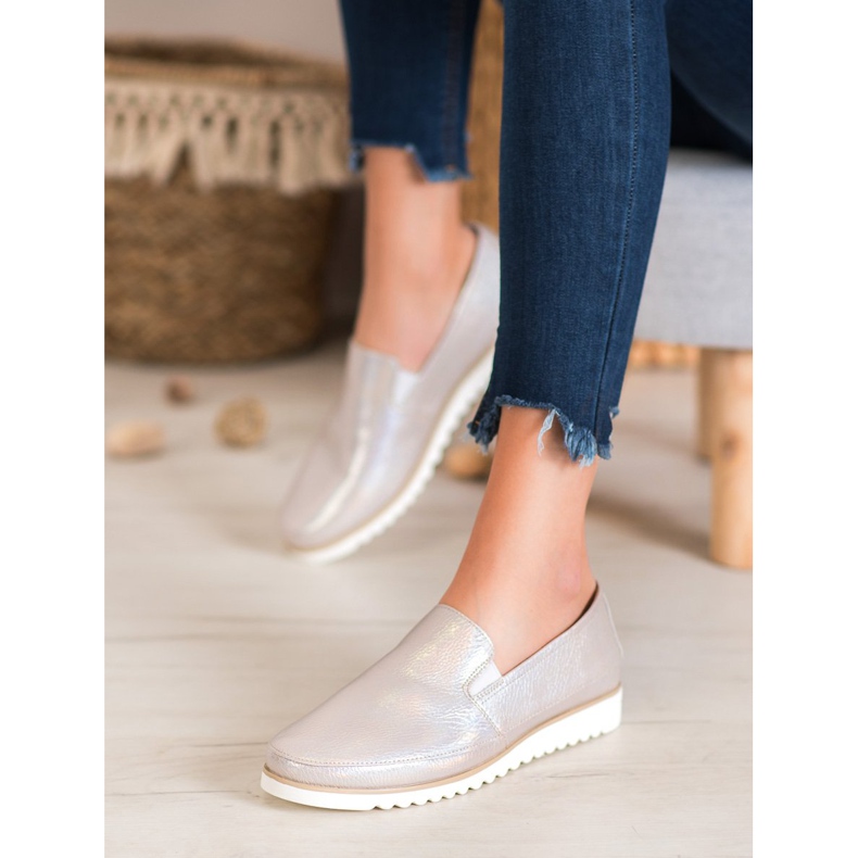 Sergio Leone Golden Slip On Cipő barna sárga 2