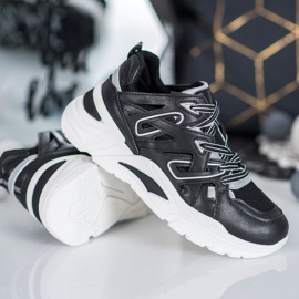 Small Swan Kényelmes Eco bőr cipők fekete 2