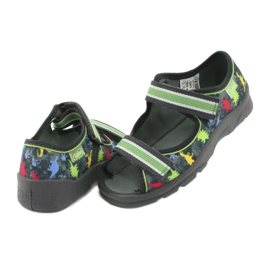 Befado gyermekcipő 969X140 piros kék szürke zöld sárga 4