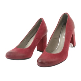 Klasszikus női cipő Edeo 2119 claret sokszínű 2