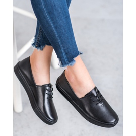 Filippo Stílusos bőr cipők fekete 1