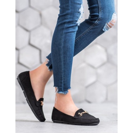 Clowse Fekete mokaszin díszítéssel 1