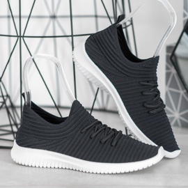 SHELOVET Textil csúszásgátló cipő fekete 1