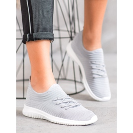 SHELOVET Textil csúszásgátló cipő szürke 1