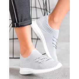 SHELOVET Textil csúszásgátló cipő szürke 2