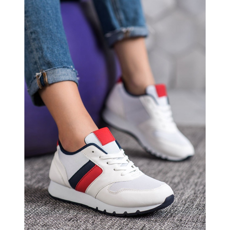 SHELOVET Klasszikus sportcipő fehér 1