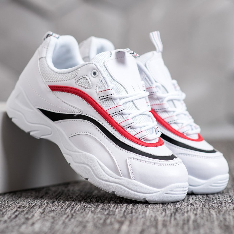 SHELOVET Klasszikus fehér cipők 1