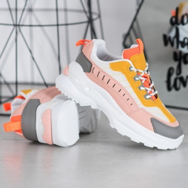 SHELOVET Divatos cipő a platformon sokszínű 1