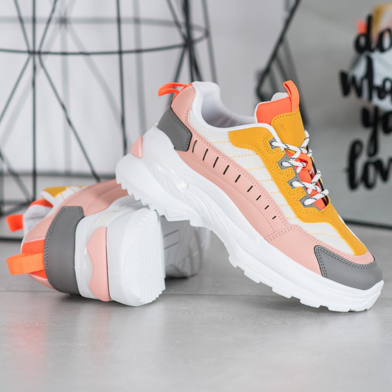 SHELOVET Divatos cipő a platformon sokszínű 1