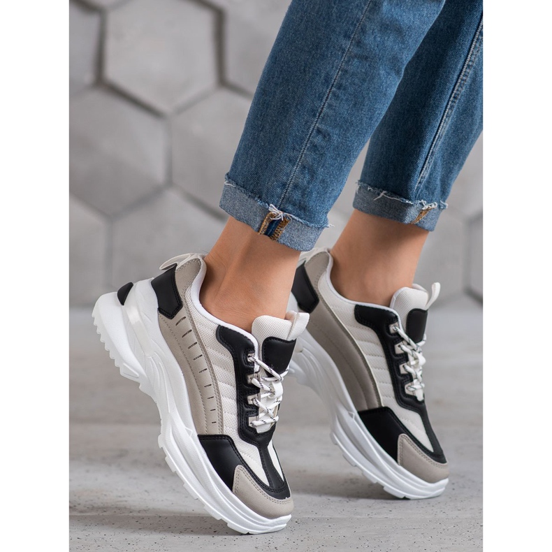 SHELOVET Divatos cipő a platformon sokszínű 2