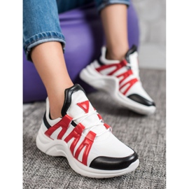 SHELOVET Kényelmes divat cipők fehér sokszínű 1