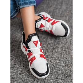 SHELOVET Kényelmes divat cipők fehér sokszínű 2