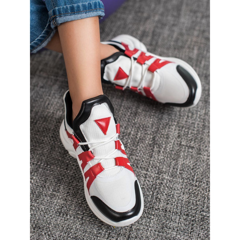 SHELOVET Kényelmes divat cipők fehér sokszínű 2