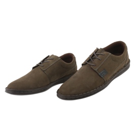 Kényelmes cipő American Club CY17 olive sokszínű zöld 3