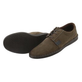 Kényelmes cipő American Club CY17 olive sokszínű zöld 5