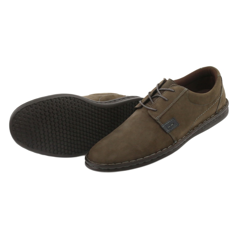 Kényelmes cipő American Club CY17 olive sokszínű zöld 5