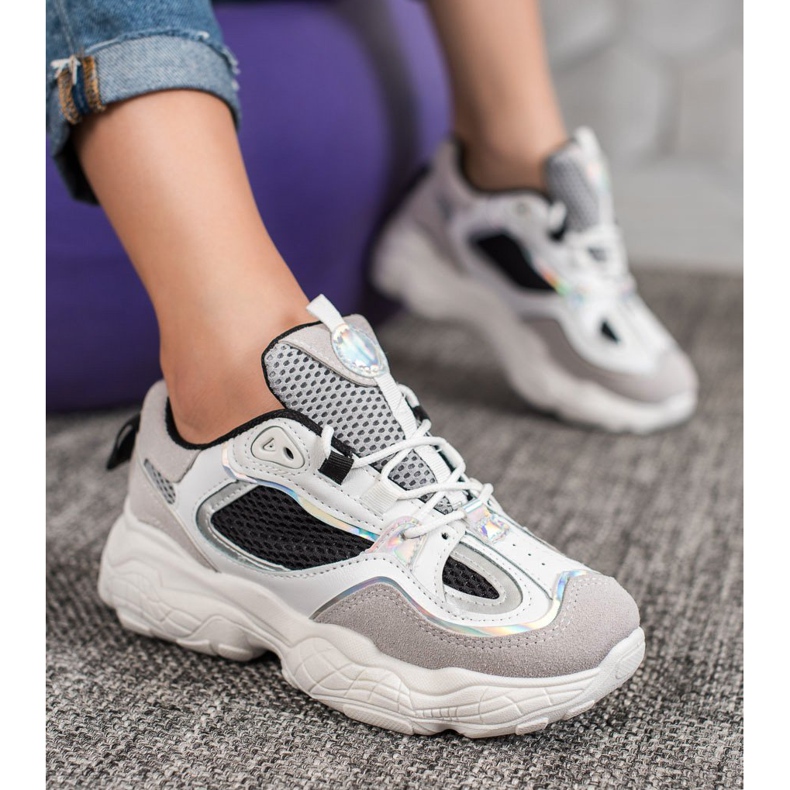 SHELOVET Hálós cipők sokszínű 2