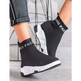 SHELOVET Divat Slip-On Cipők fekete 2