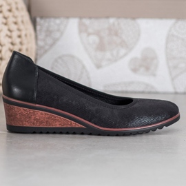 Elegáns VINCEZA balerinák fekete 1